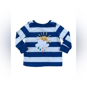 Hanna Andersson Size 85, 2T, Sun and Rain Graphic Tee